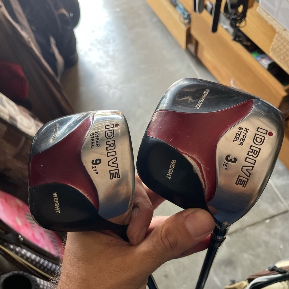 Idrive Hyper Steel 3 Wood & 9 Wood Graphite Shafts